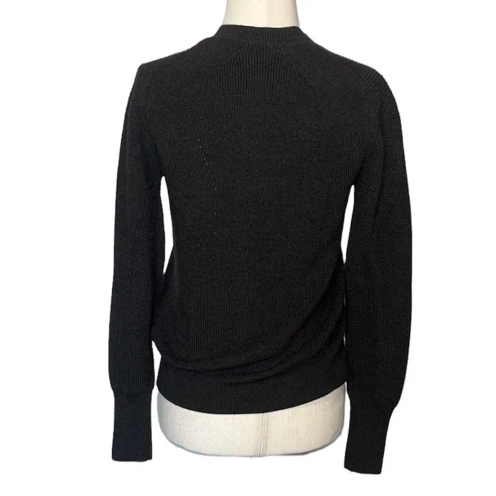 Trina Turk Brown Merino Wool Cardigan - Picture 2 of 6